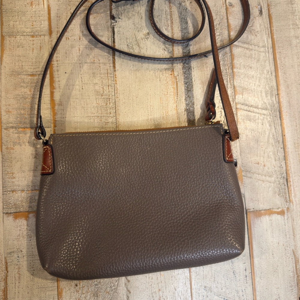 Dooney & Bourke Textured Leather Satchel | Classic Everyday Bag - Picture 3 of 6